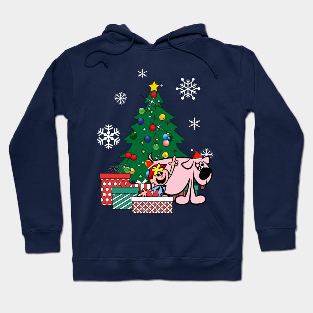 Tom Terrific And Mighty Manfred The Wonder Dog Around The Christmas Tree Hoodie by Nova5